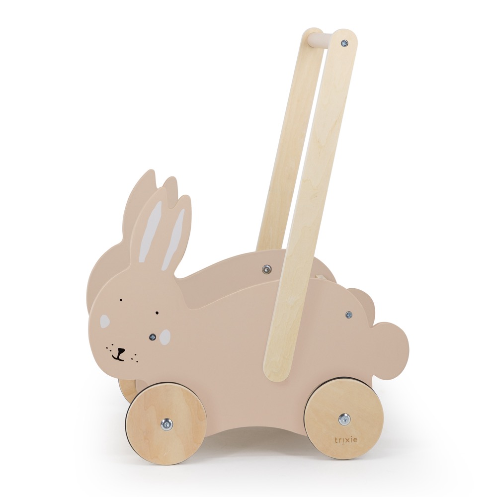 Holz Schiebewagen - Mrs. Rabbit